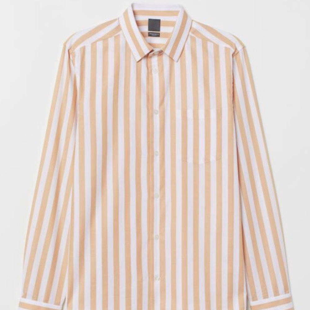 Men’s Striped Linen Shirt
